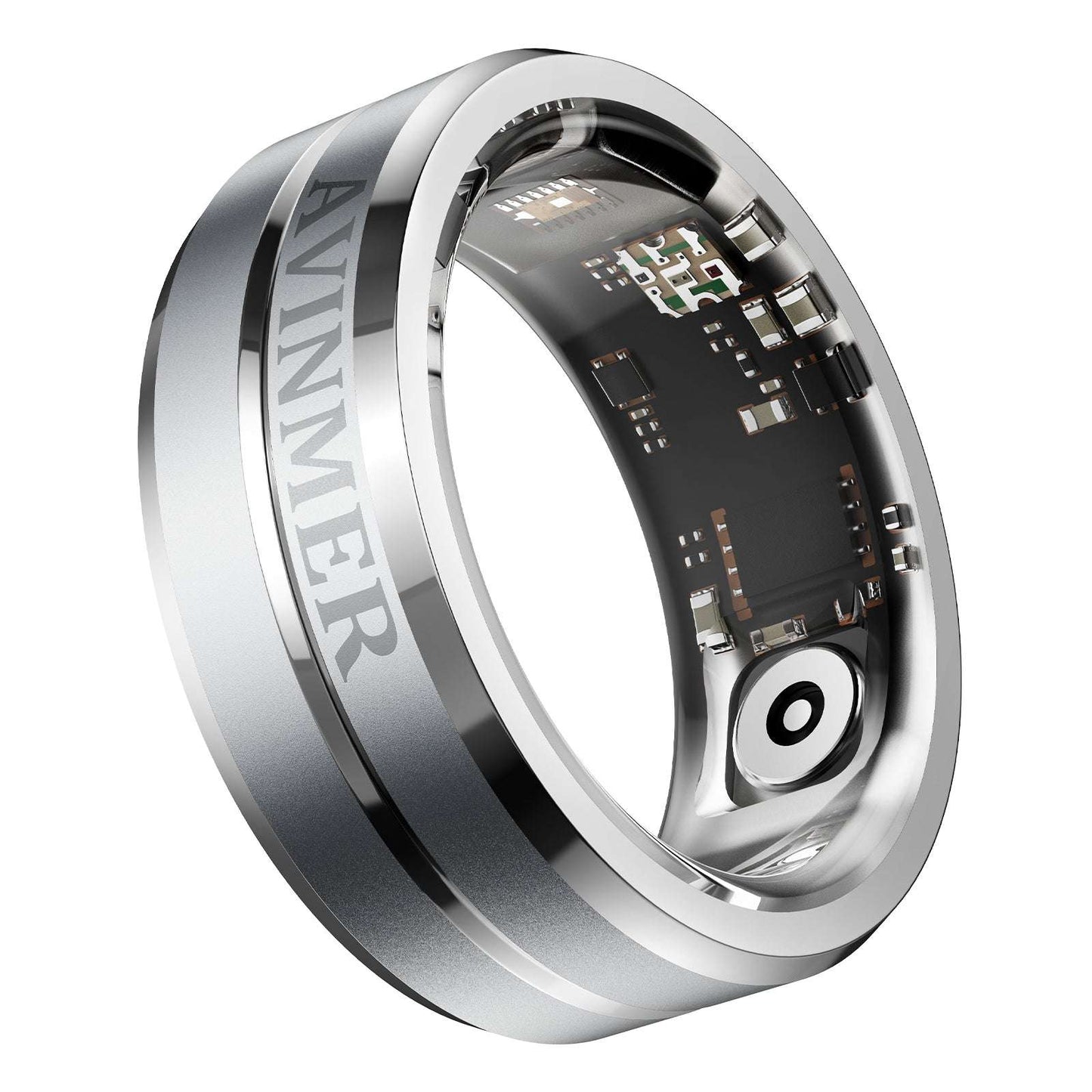 AVINMER ARing 1 Ultra Thin Waterproof Scrolling Smart Ring Remote for TikTok YouTube Instagram Shorts Video,Camera and E-Book with Calories/Heart Rate/Blood Oxygen/Sleep Health Monitoring (AR01)