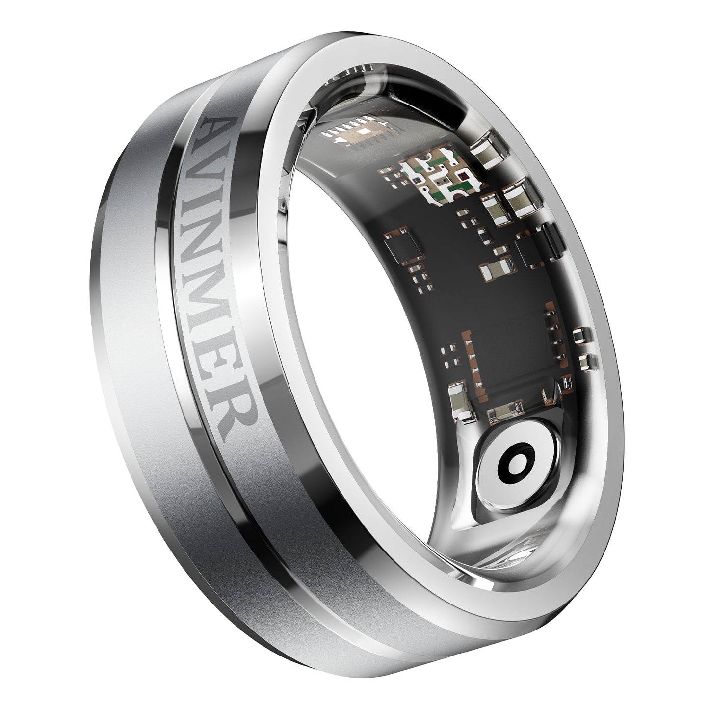 AVINMER ARing 1 Ultra Thin Waterproof Scrolling Smart Ring Remote for TikTok YouTube Instagram Shorts Video,Camera and E-Book with Calories/Heart Rate/Blood Oxygen/Sleep Health Monitoring (AR01)