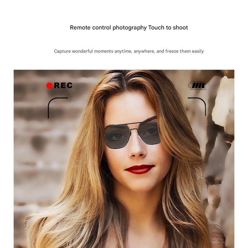 AVINMER AG01 smart bluetooth glasses for calls, music, fishing, day and night use, magnetic charging, photochromic lenses