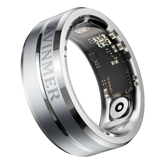 AVINMER ARing 1 Ultra Thin Waterproof Scrolling Smart Ring Remote for TikTok YouTube Instagram Shorts Video,Camera and E-Book with Calories/Heart Rate/Blood Oxygen/Sleep Health Monitoring (AR01)