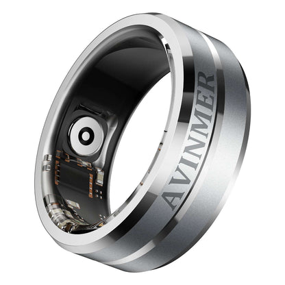 AVINMER ARing 1 Ultra Thin Waterproof Scrolling Smart Ring Remote for TikTok YouTube Instagram Shorts Video,Camera and E-Book with Calories/Heart Rate/Blood Oxygen/Sleep Health Monitoring (AR01)