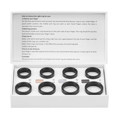 AVINMER ARing 1 Ultra Thin Waterproof Scrolling Smart Ring Remote for TikTok YouTube Instagram Shorts Video,Camera and E-Book with Calories/Heart Rate/Blood Oxygen/Sleep Health Monitoring (AR01)